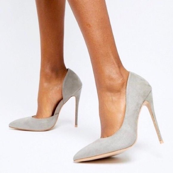 Steve Madden Felicity Suede d'Orsay Pump Heels - 6